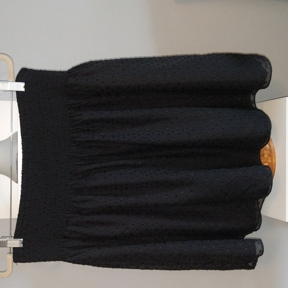 White House Black market polka dot skirt